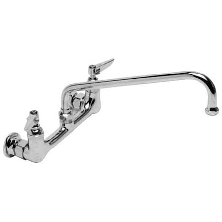 T&S Brass Faucet 8" Ctr Wall 18" Noz B-0230
